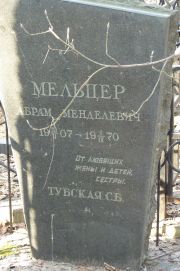 Мельцер Абрам Менделевич, Москва, Востряковское кладбище
